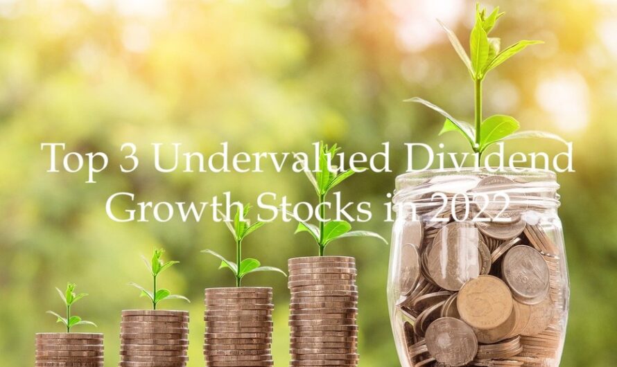 Top 3 Undervalued Dividend Growth Stocks in 2022